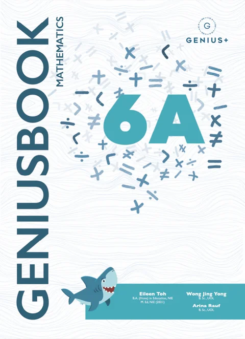 Cover of GPA GENIUSBOOK Mathematics 6A textbook