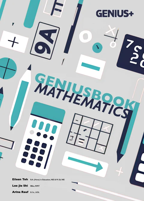 Cover of GPA GENIUSBOOK Secondary 3 Mathematics textbook