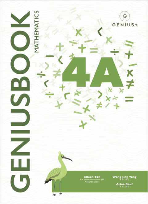 GENIUSBOOK Primary 4 math textbook cover