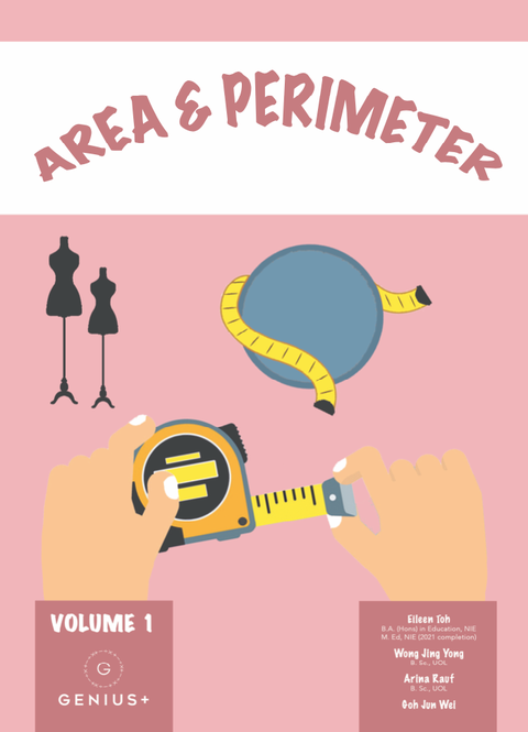 Genius Plus Academy Area and Perimeter workbook cover