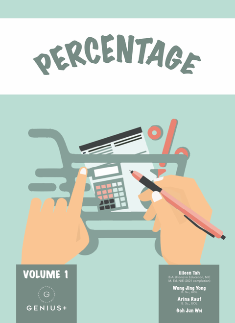 Genius Plus Academy Percentage workbook cover
