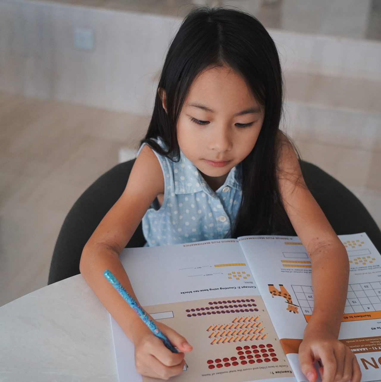 A Secondary student working through a timed Math paper during a diagnostic